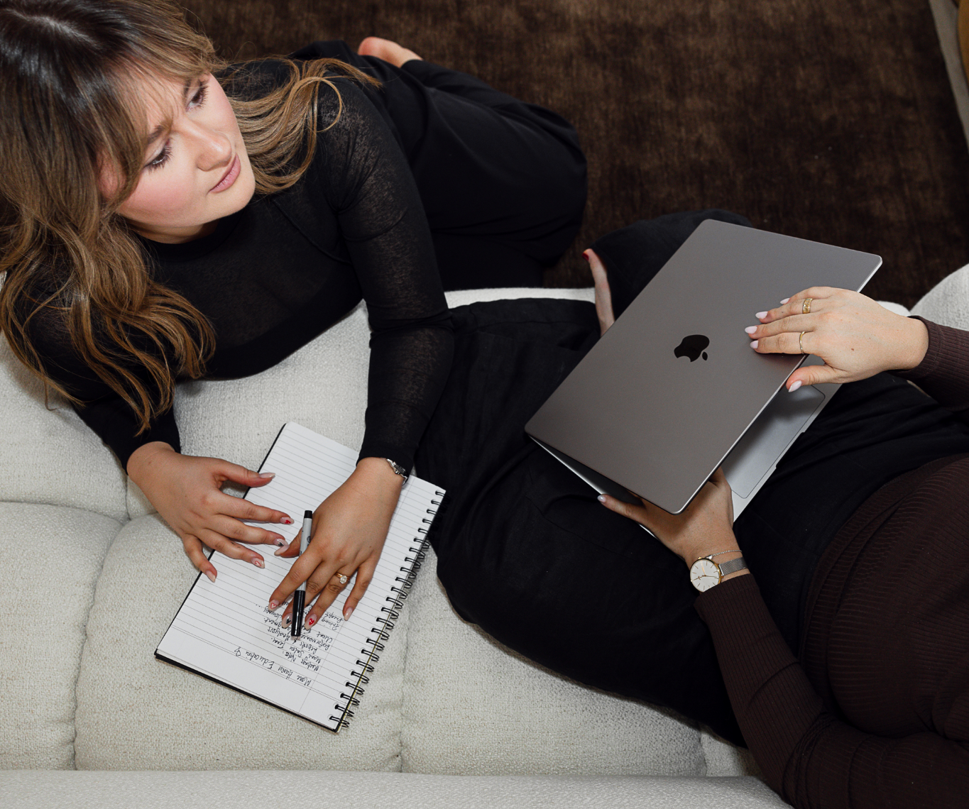 Team portrait in salon