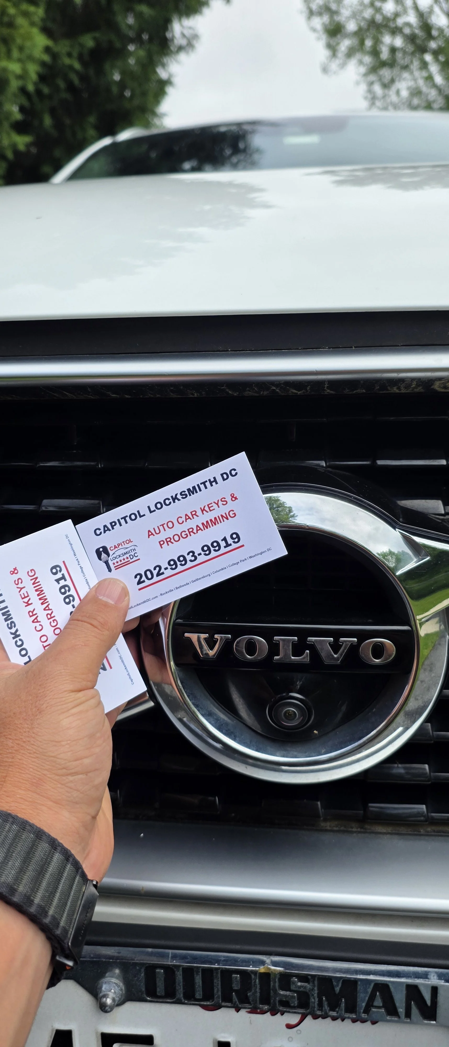 Volvo key fob programming service Washington DC Maryland — Capitol Locksmith DC