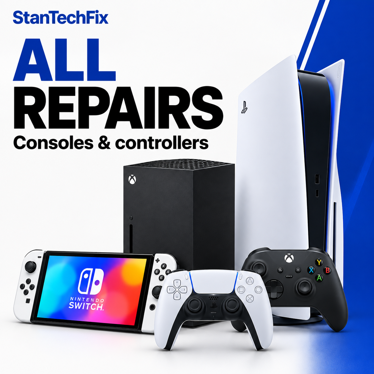 All console and controller repair services — StanTechFix