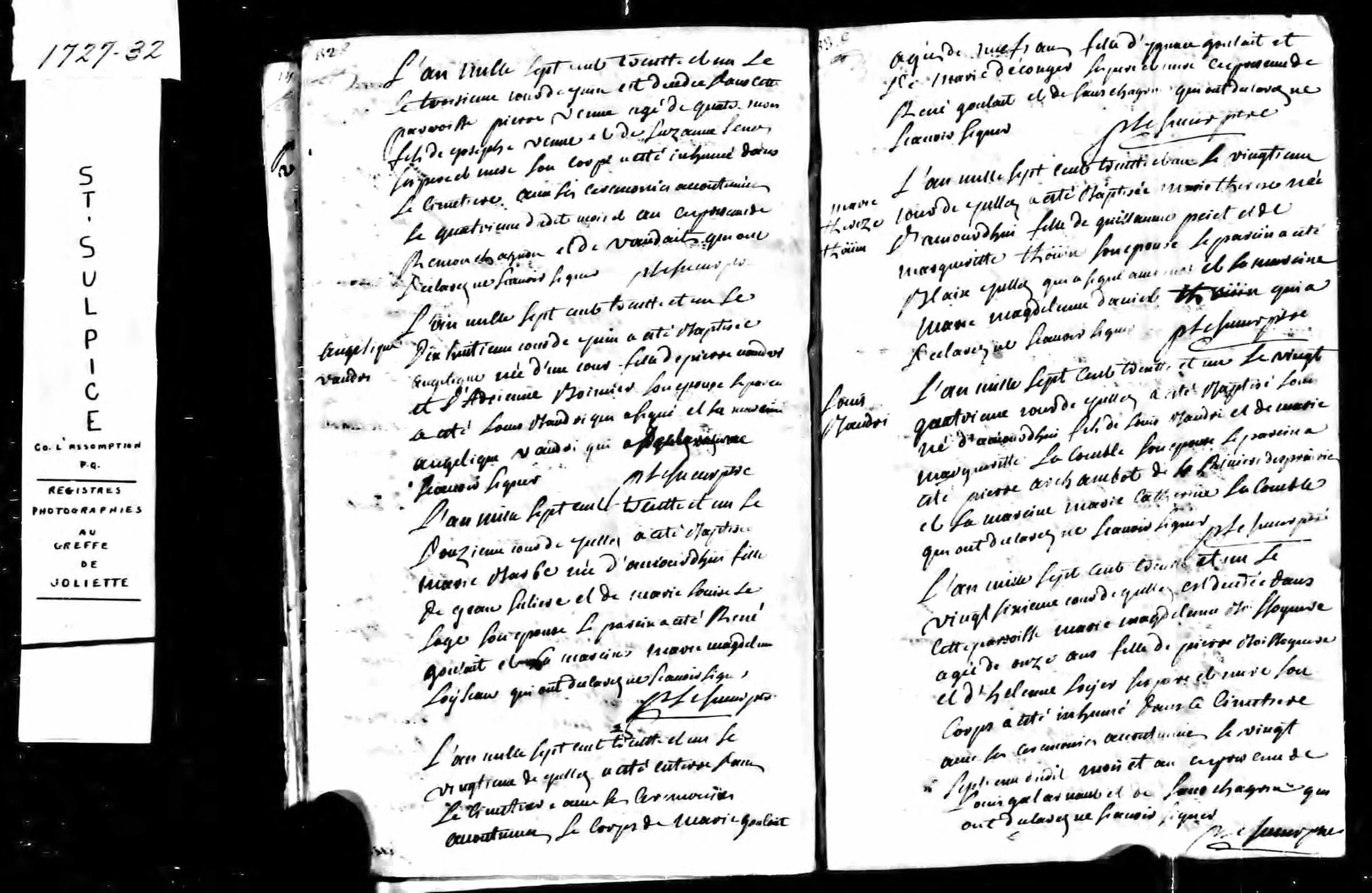 1731 Baptism Marie Barbe