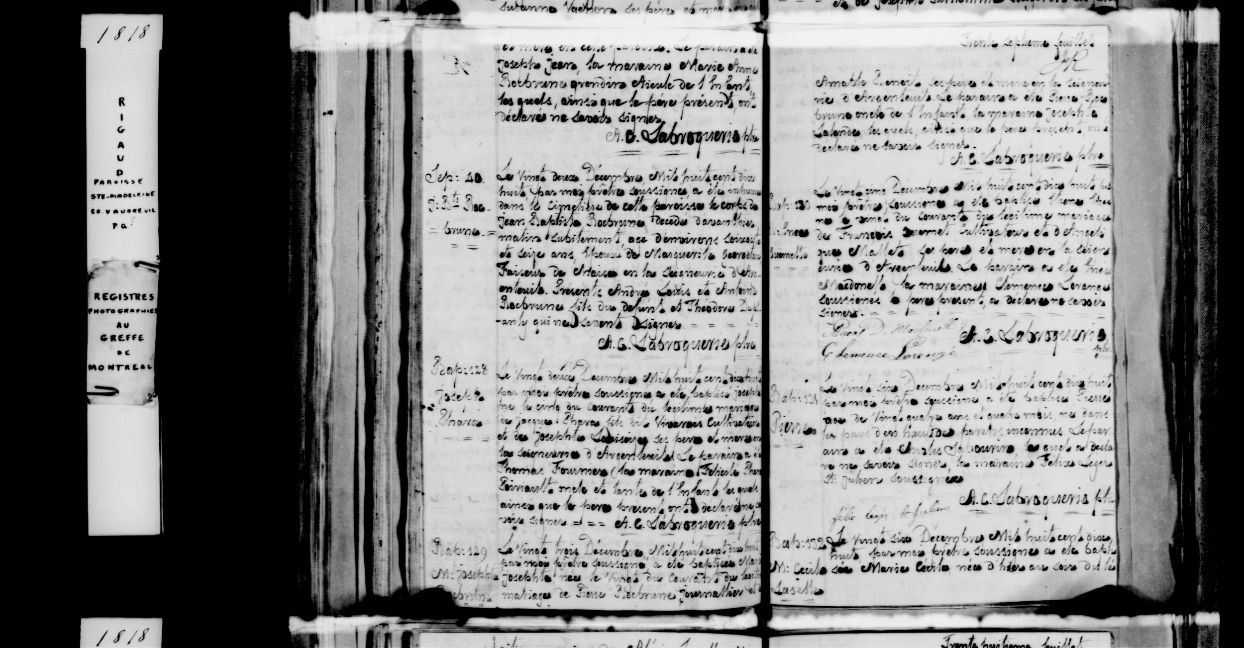 Rigaud, December 1818, full opening