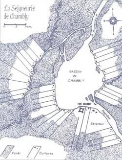 Seigneurial land concessions at Fort Chambly