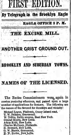 Headline: The Excise Mill