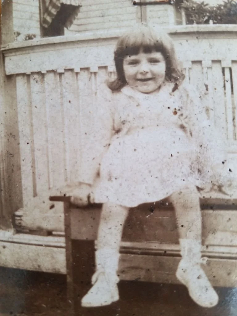 Helen Gladys O'Brien as a toddler
