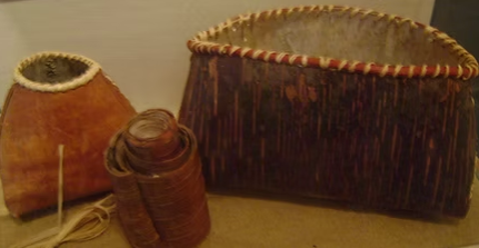 Makuk containers made of birch bark