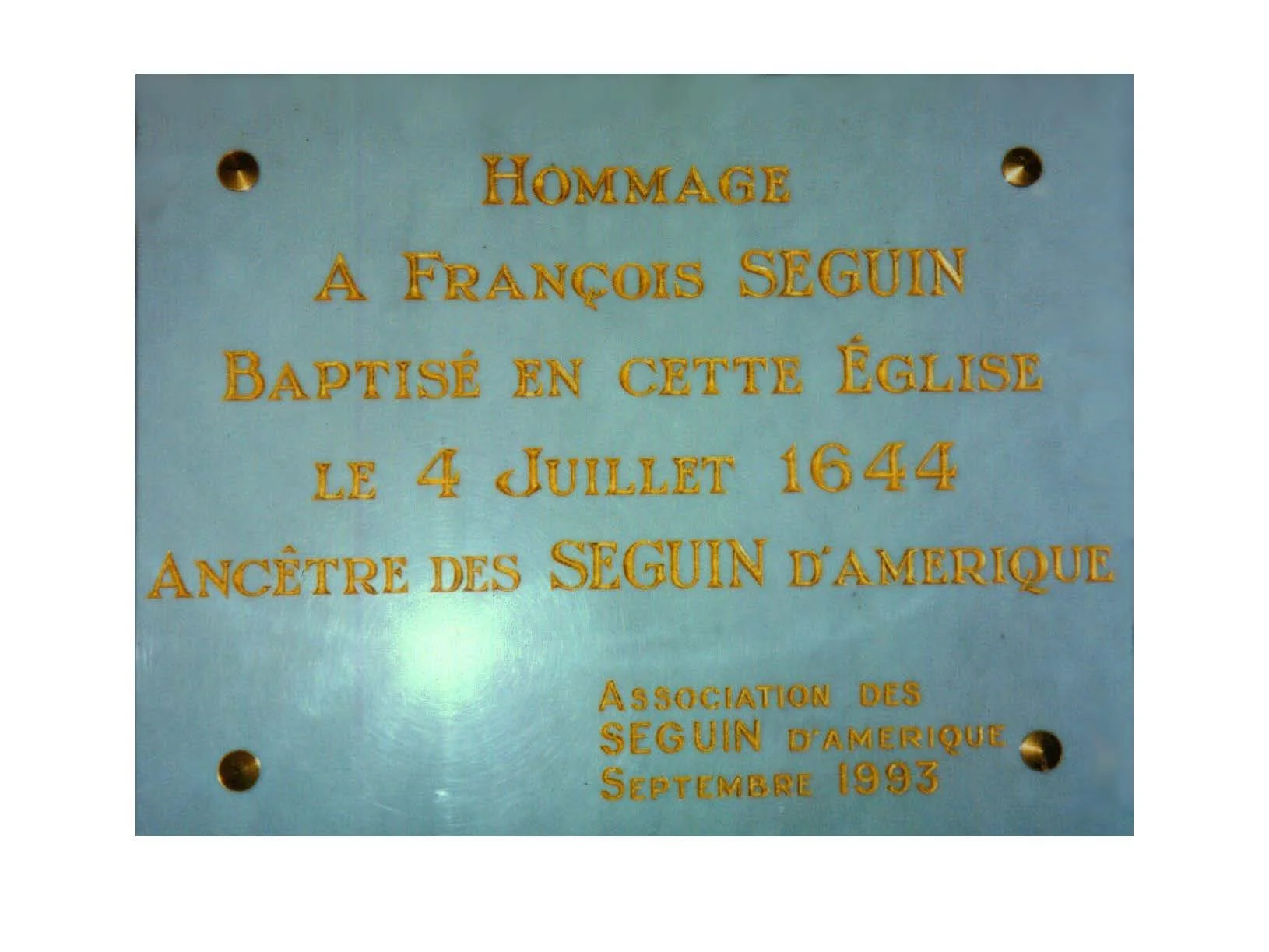 Commemorative Plaque