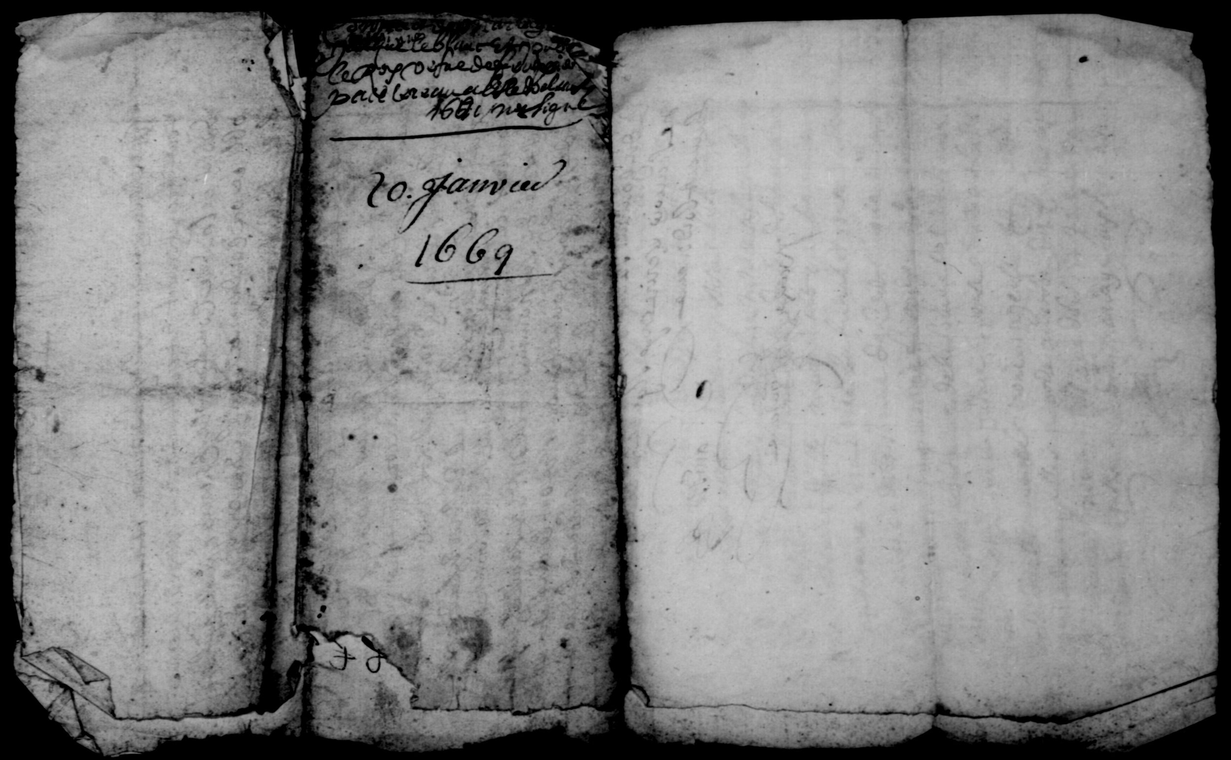 Wrapper of the Leblanc–Le Roy marriage contract