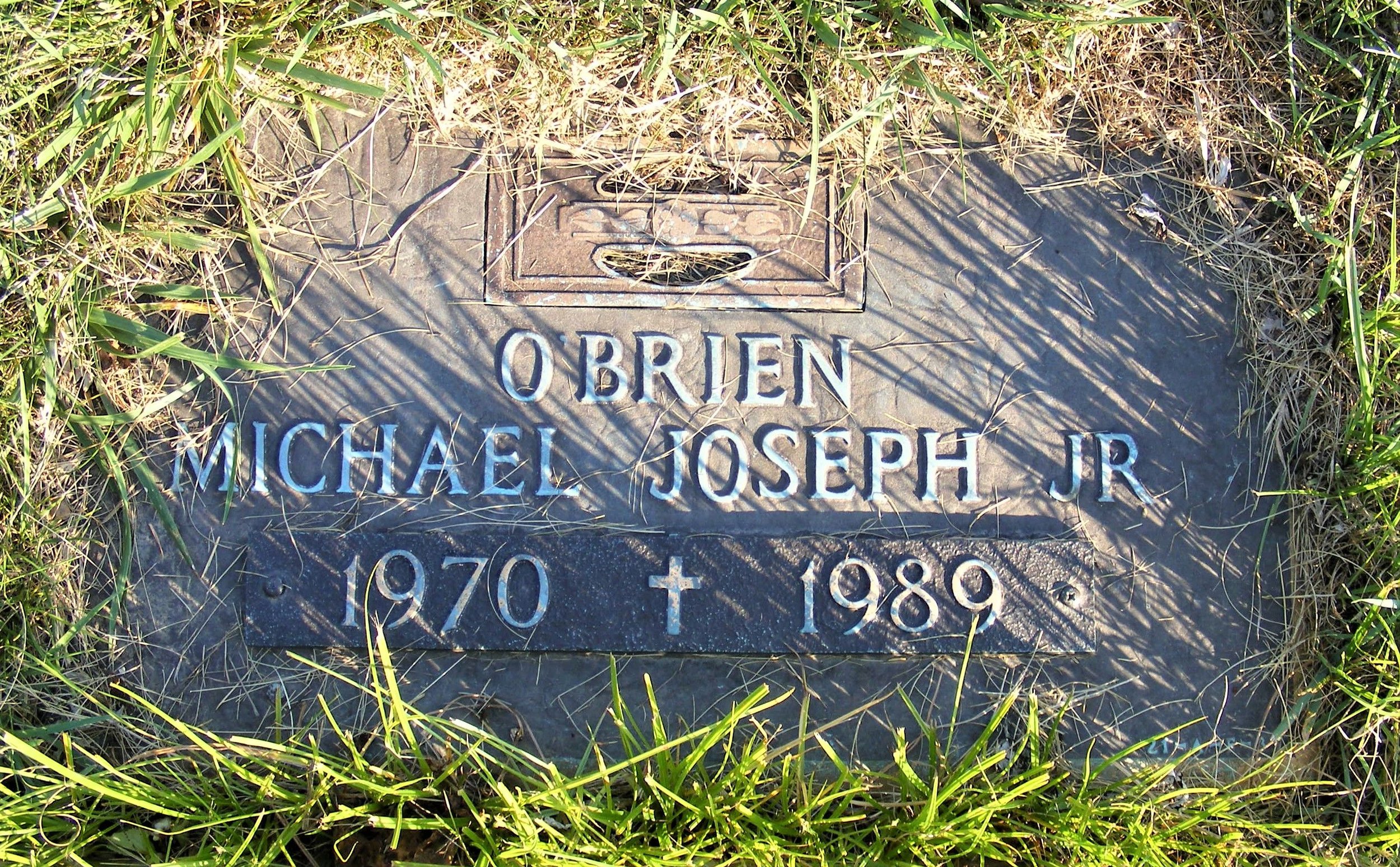 Michael Joseph O'Brien Jr. grave marker