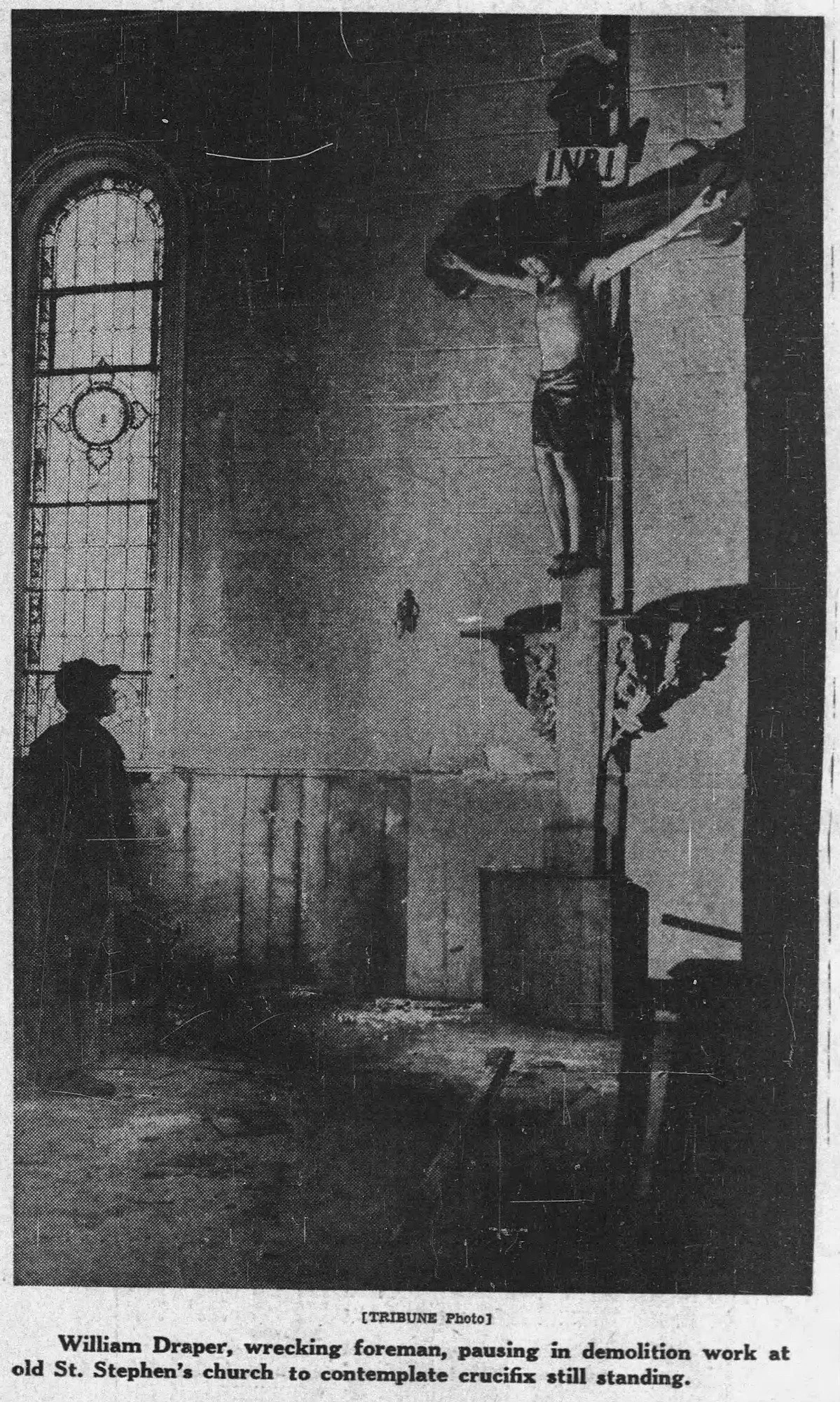 Old St. Stephen's prior to demolition