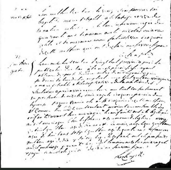 1801 Original Register - Marriage Record
