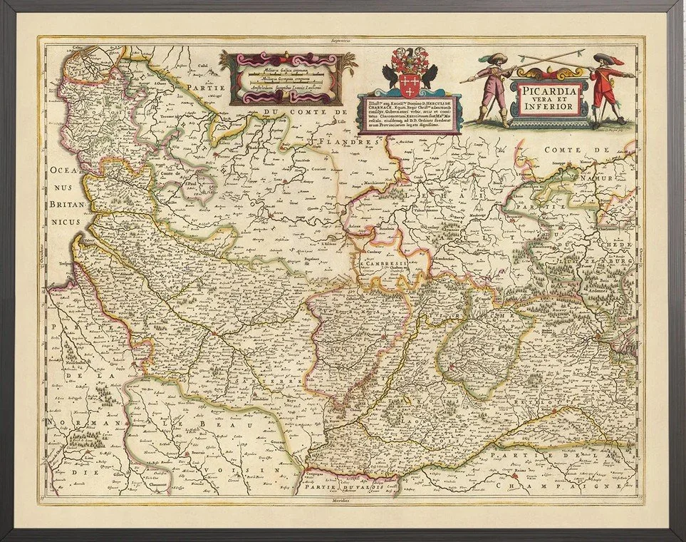 Picardia vera et inferior map by Nicolaes Visscher II, 1690