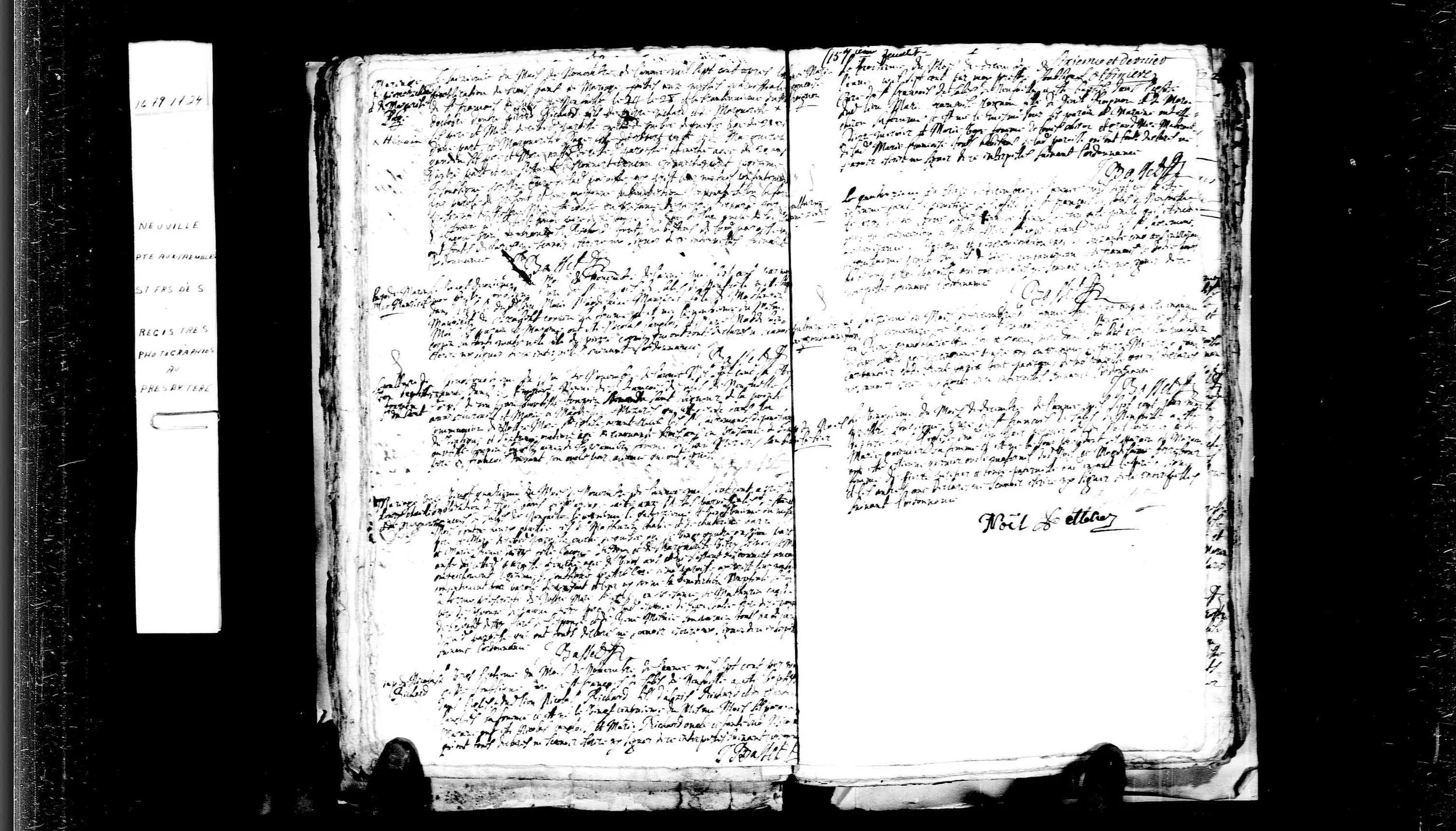Parish Register Burial of Anne Ledet
