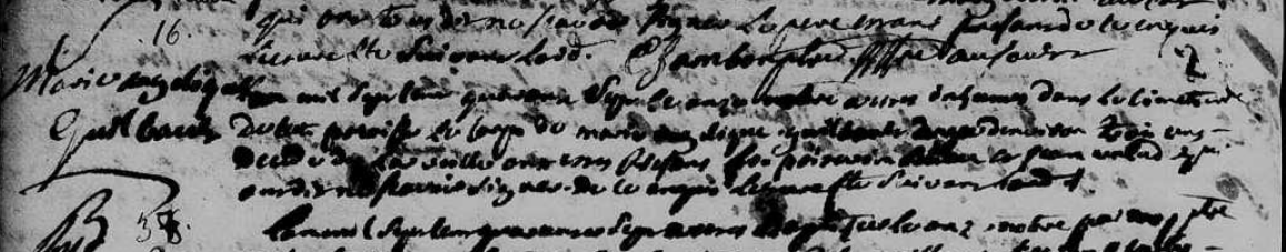 1747 Death Marie Angelique