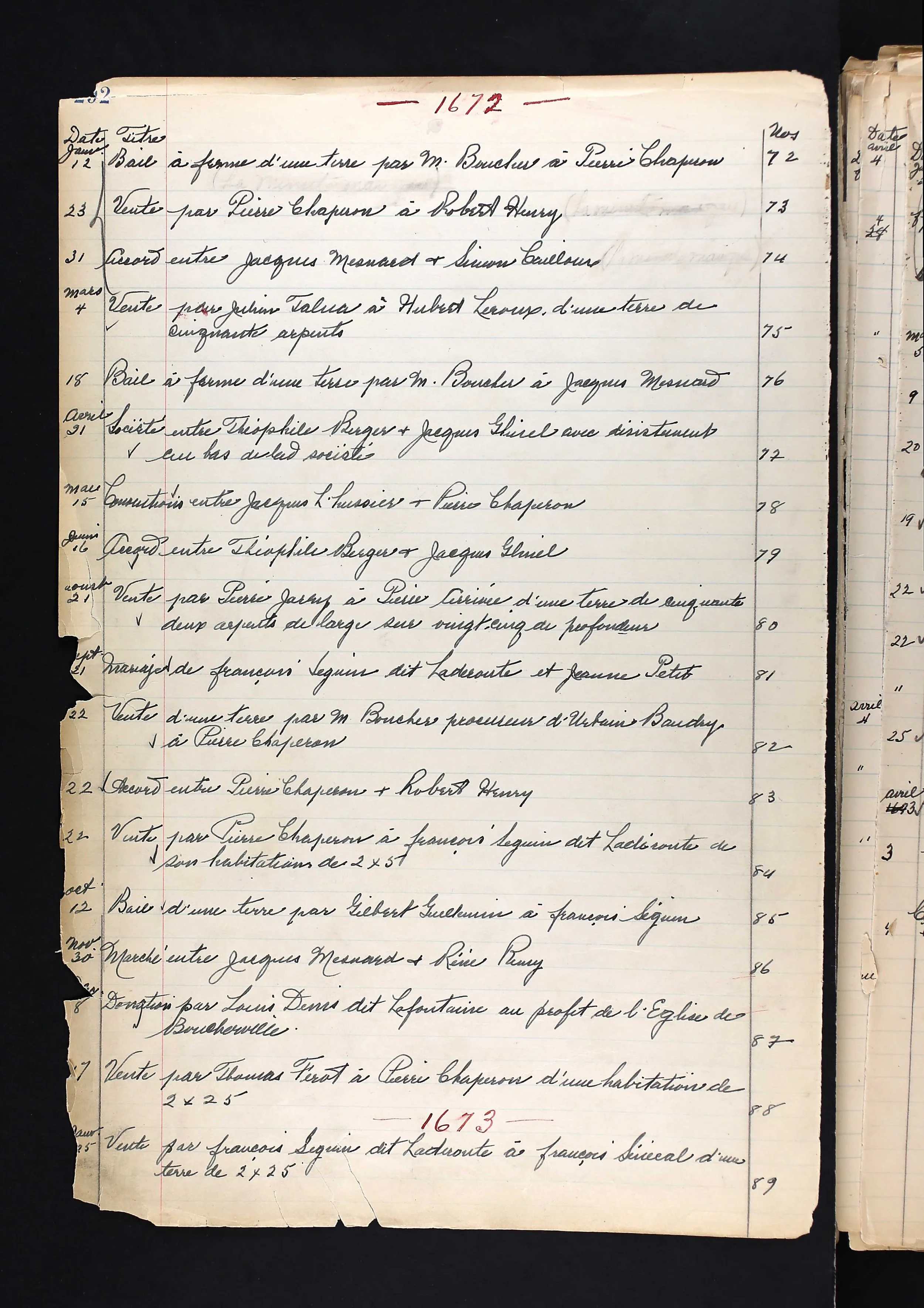 Marriage Contract Index