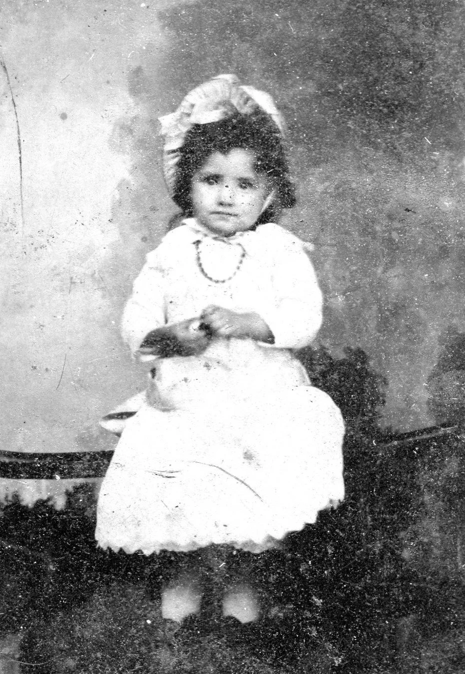 Emma as a toddler, c. 1885