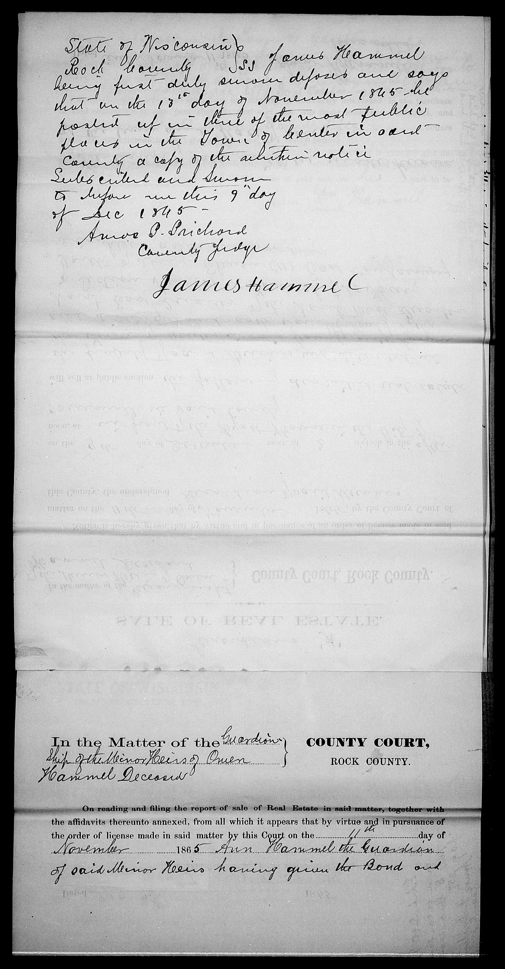 James Hammel Signature