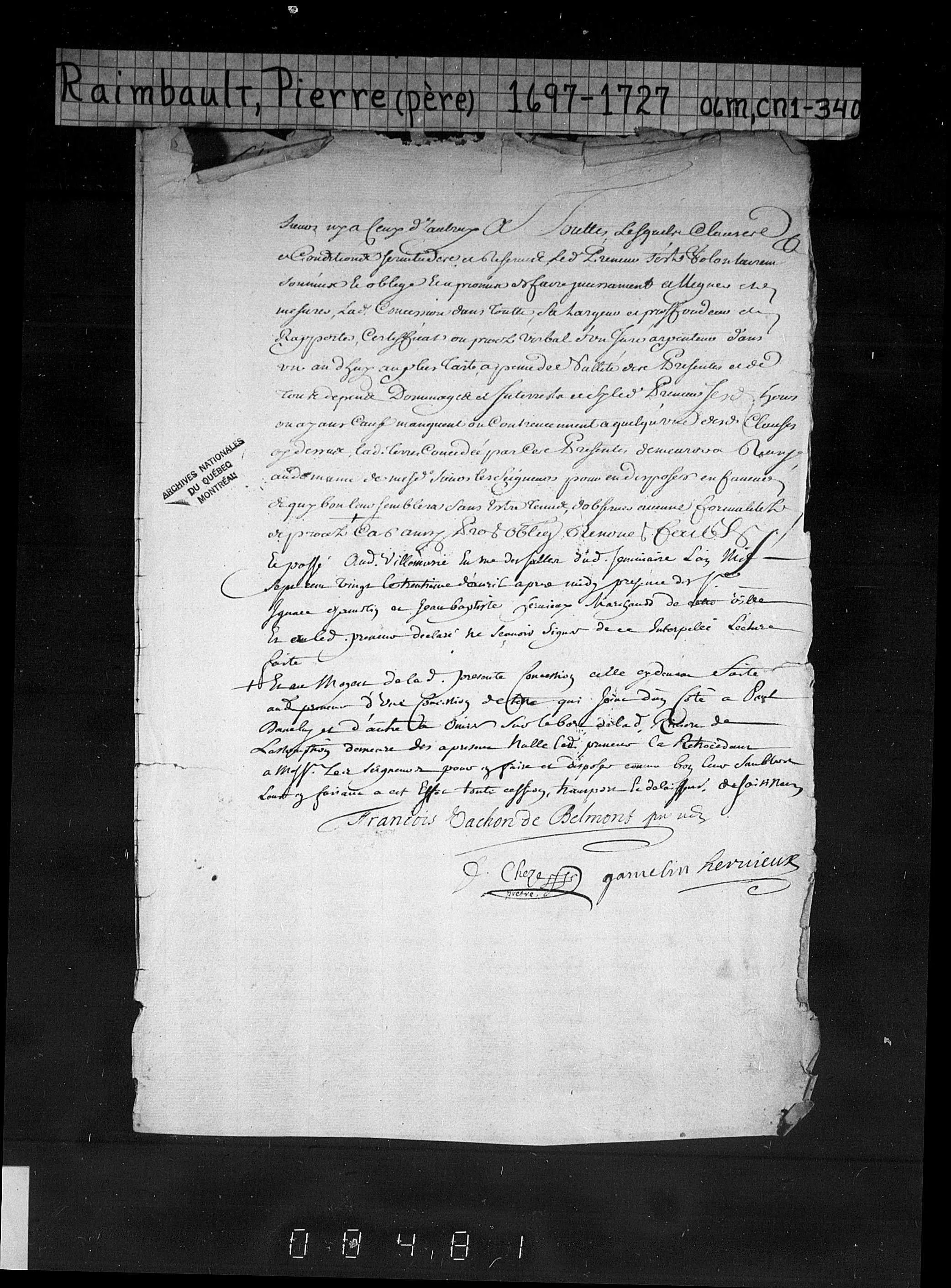 Concession act no. 2591, third page with signatures and the retrocession clause