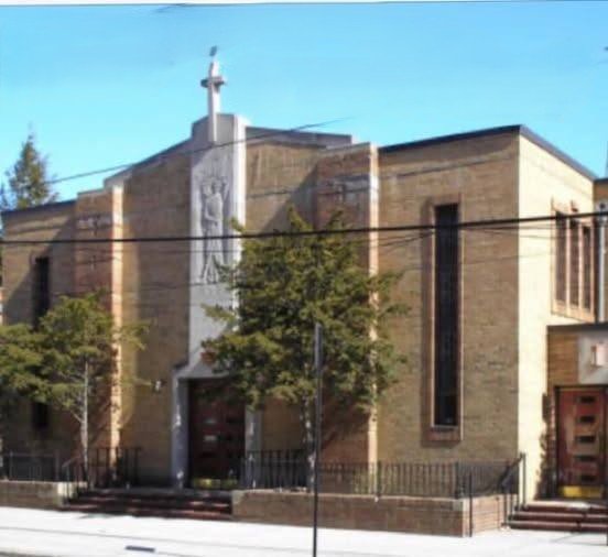 St. Gabriel's Church exterior at 749 Linwood Street, Brooklyn