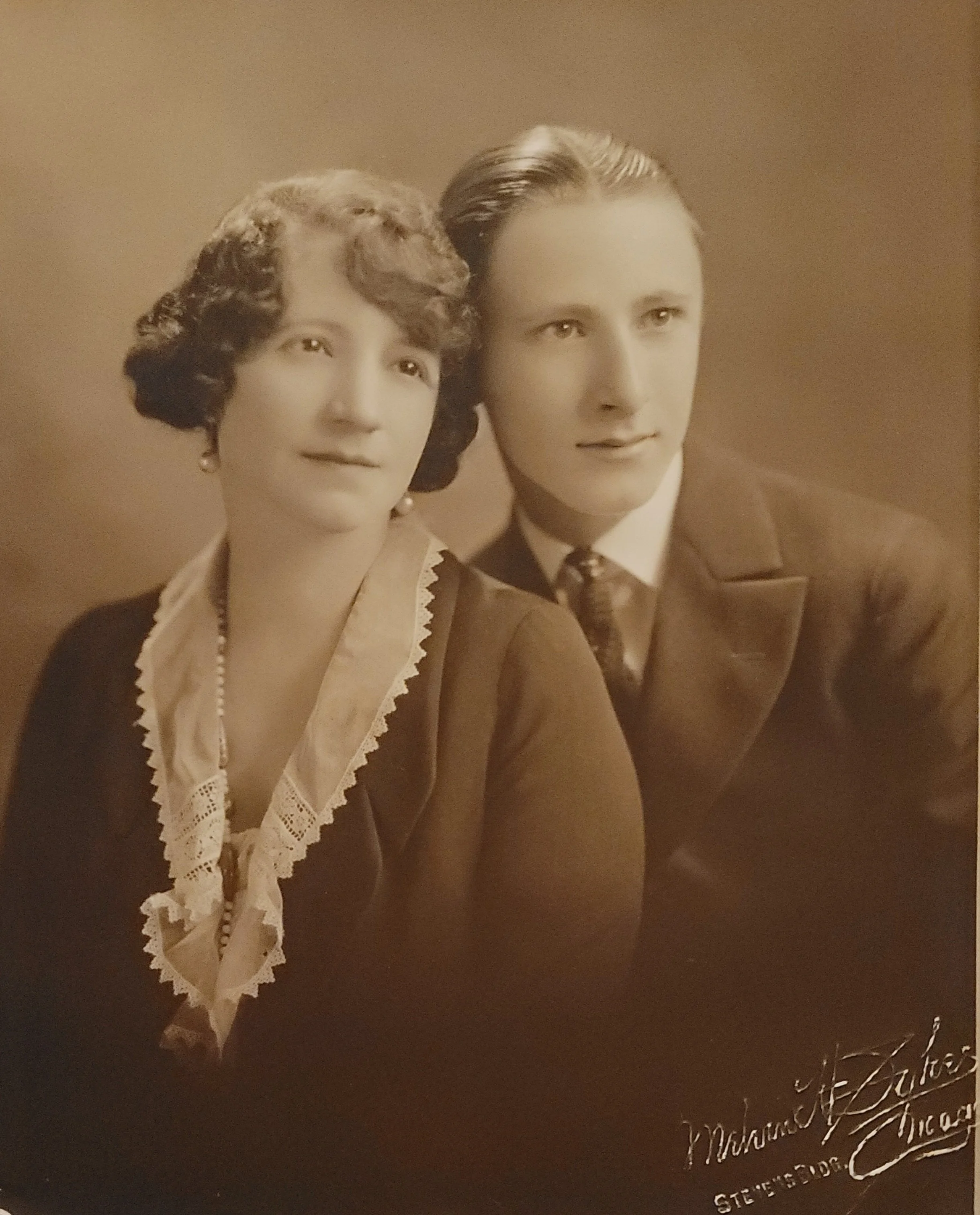 Thomas Eugene with his mother Emma