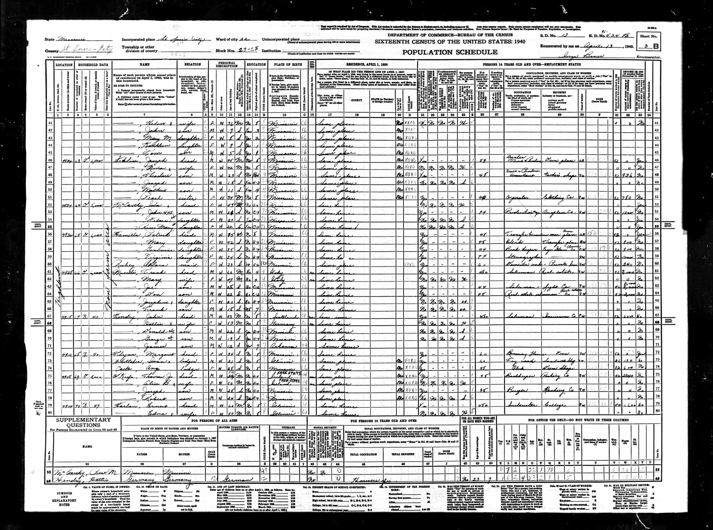 1940 Census