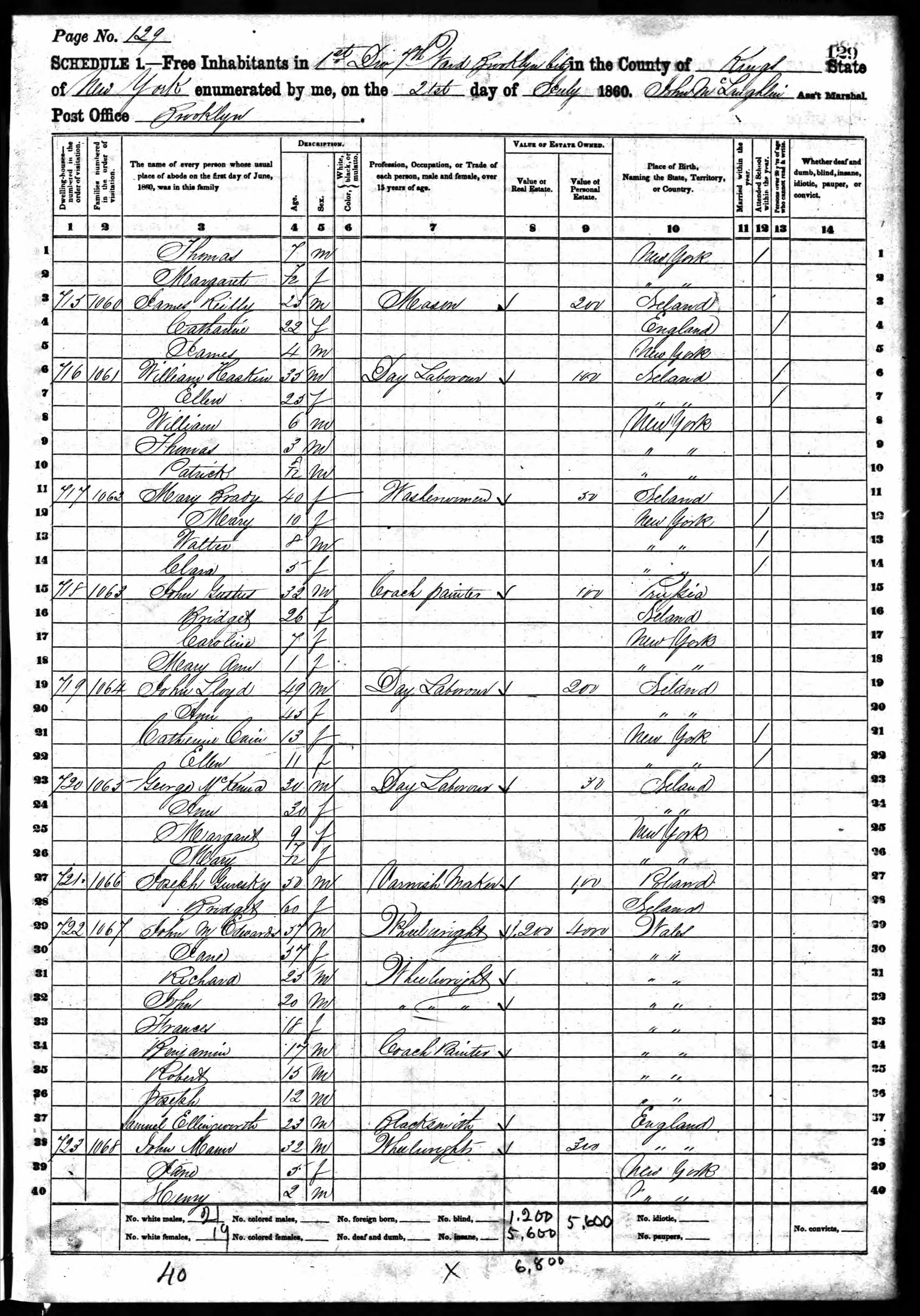1860 Census McKenny