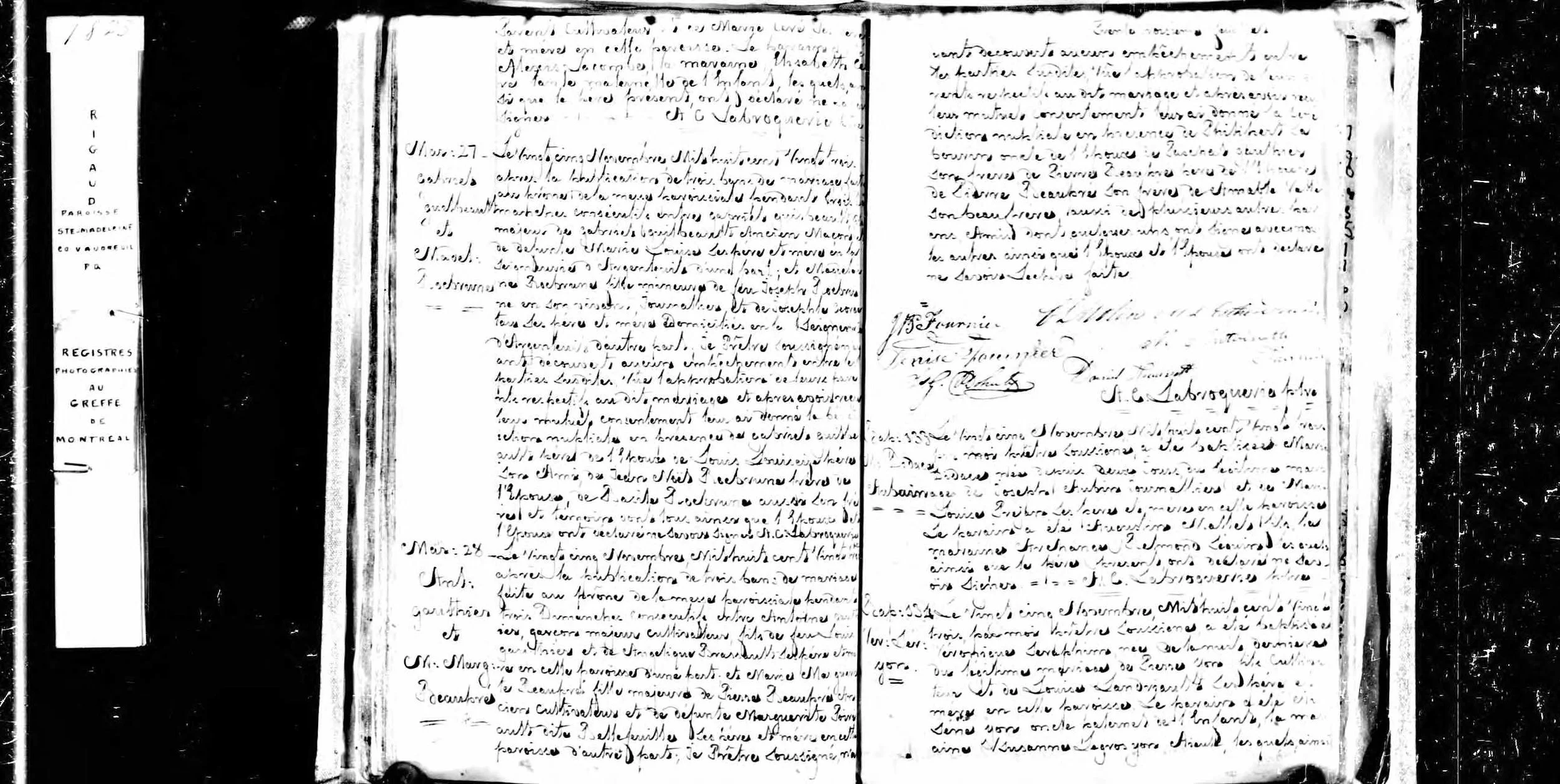Rigaud, 1823 — Register Page
