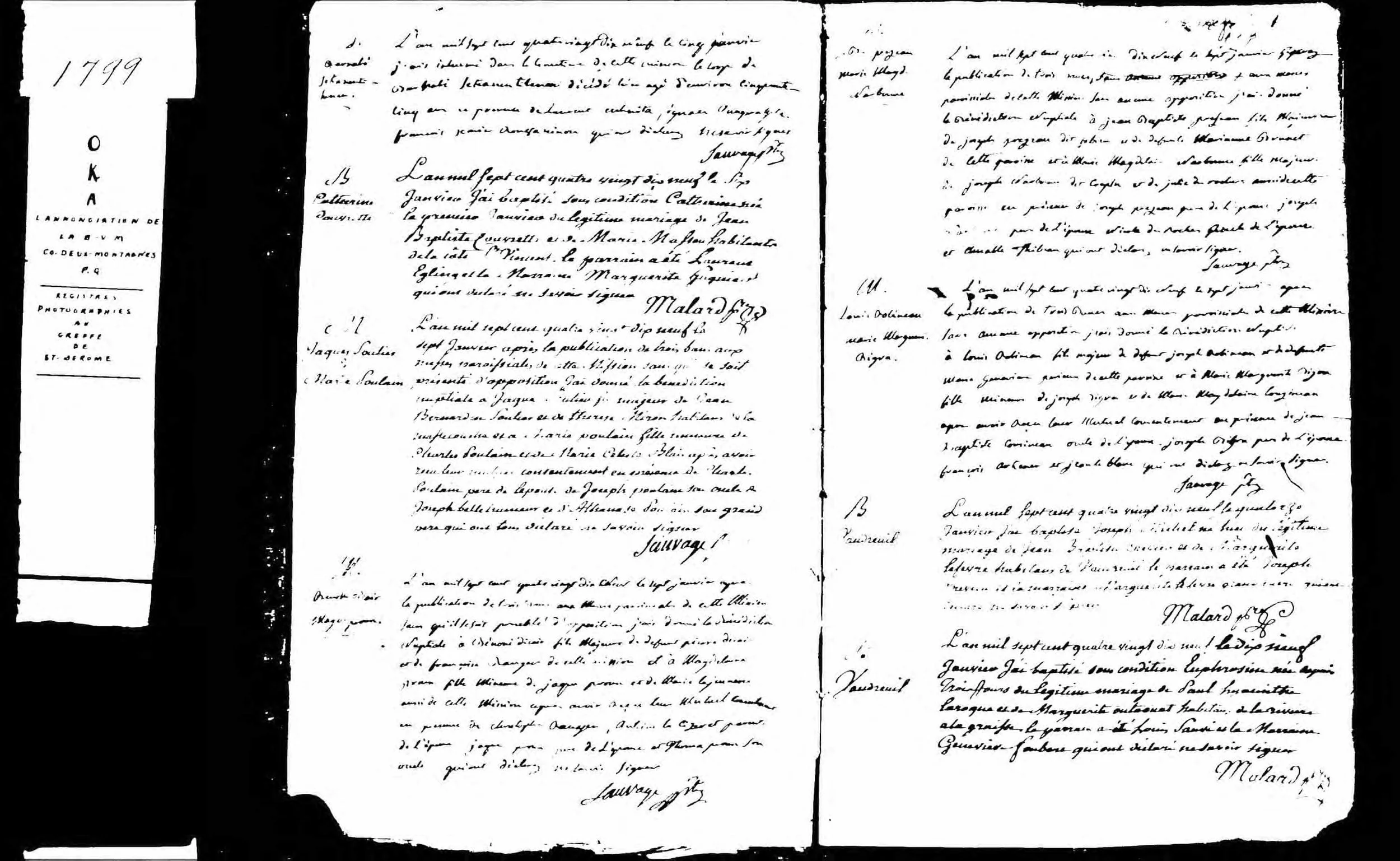 1799 Marriage Jacques and Elisabeth