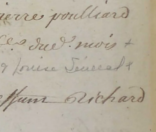 Louise Sénécal 1697 estate court documents