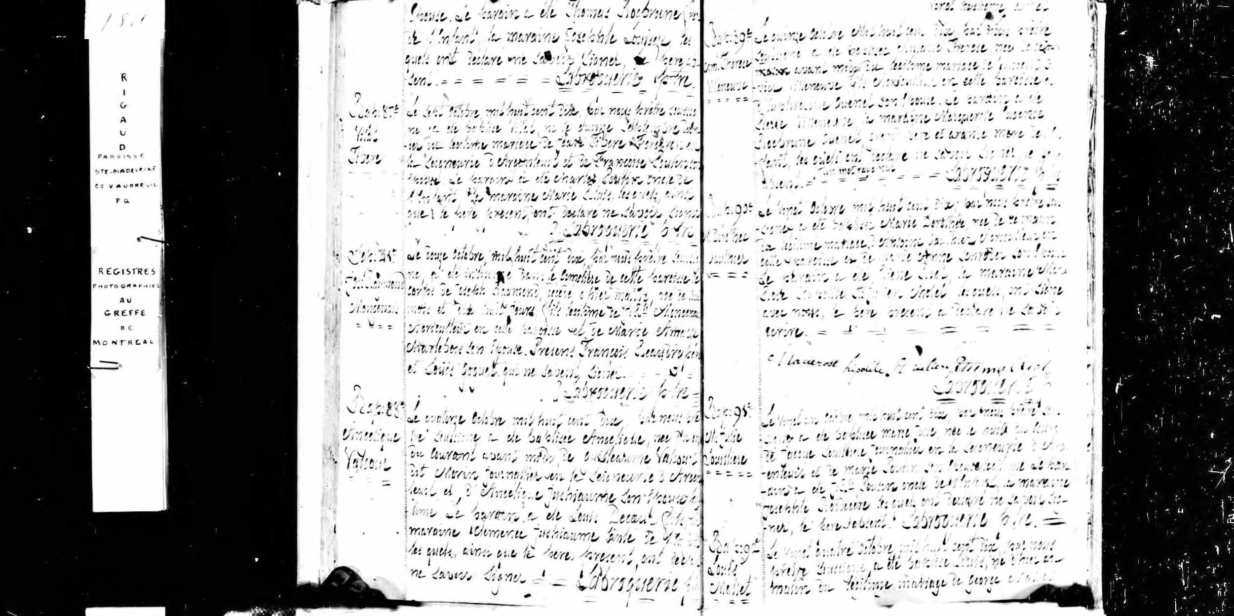 1810 Baptism Marie Julie