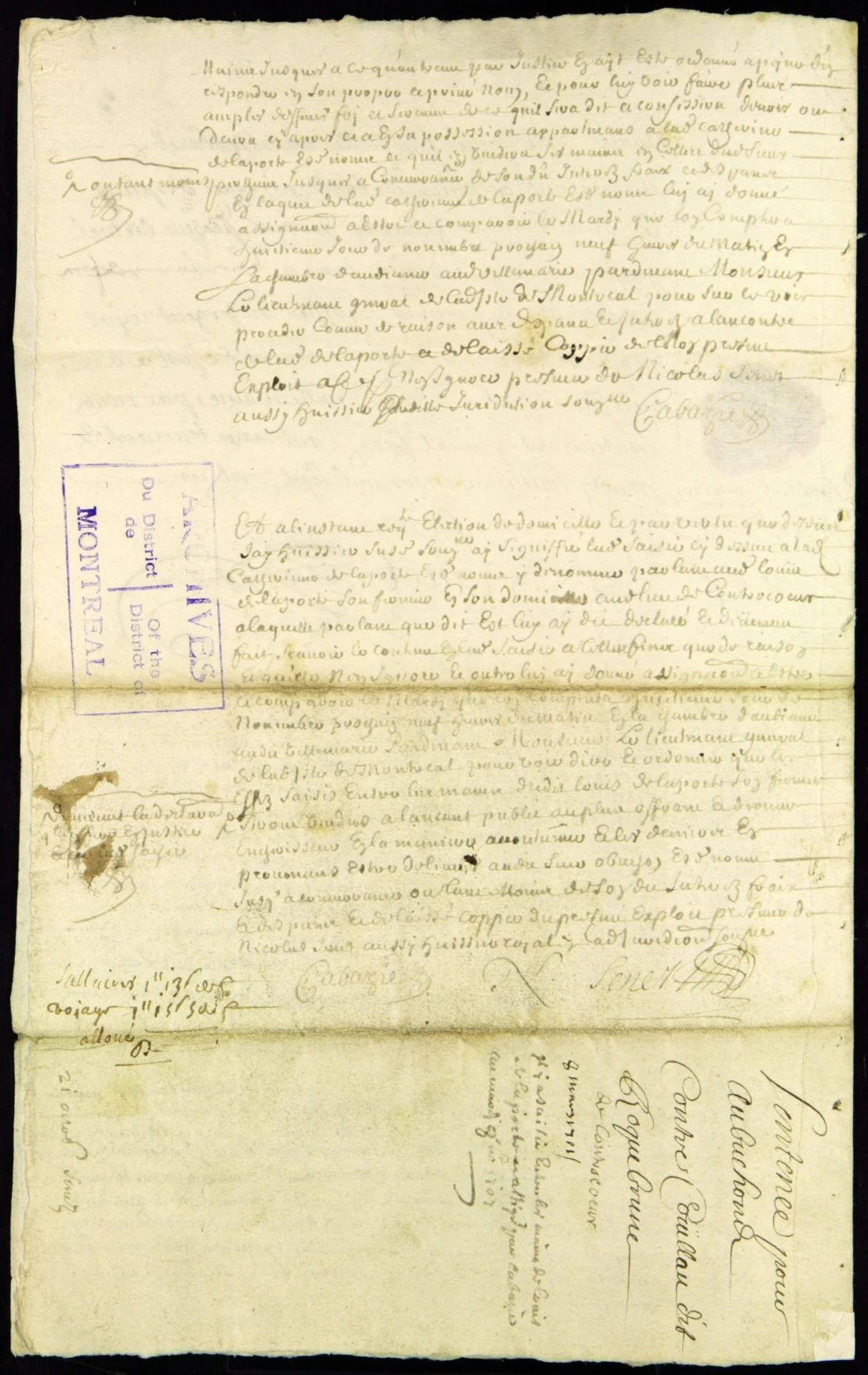 Aubuchon lawsuit page 4 — Antoine Couillaud signs