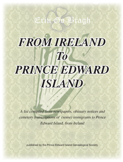 From Ireland to Prince Edward Island book cover