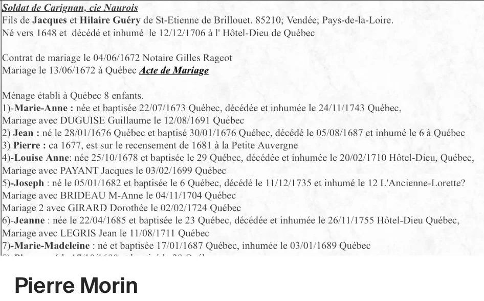 Soldat de Carignan Record