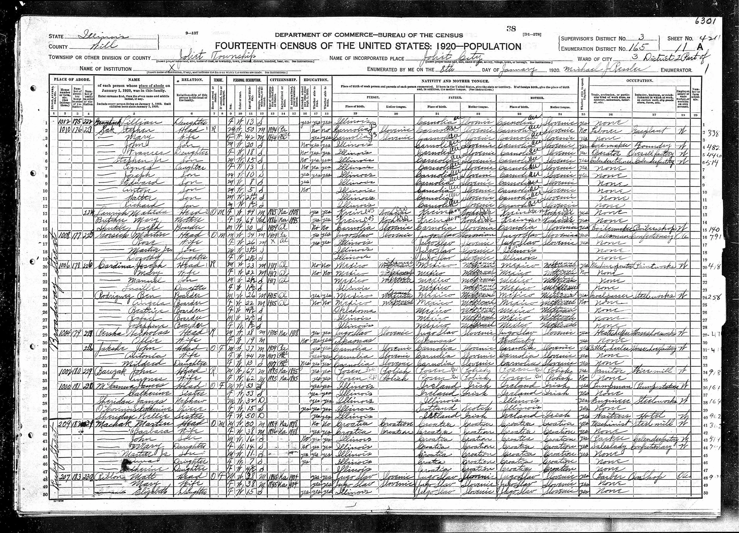 1920 Census