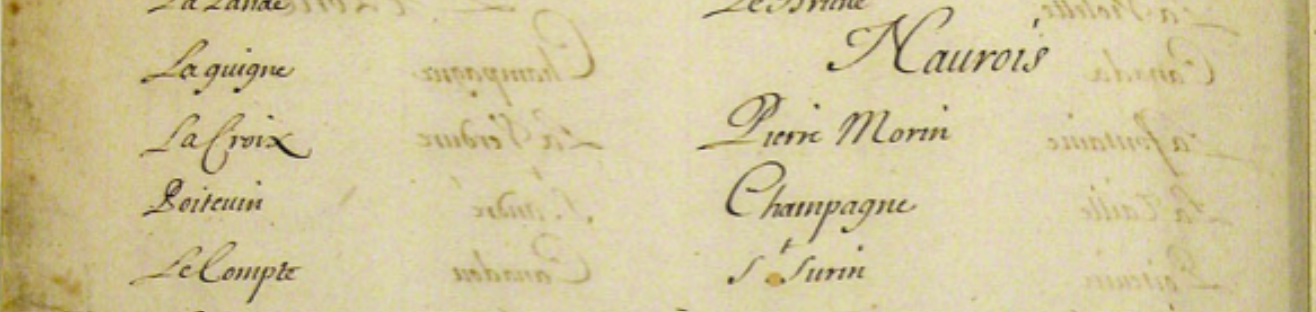 Rolle des Soldats — Naurois Company showing Pierre Morin