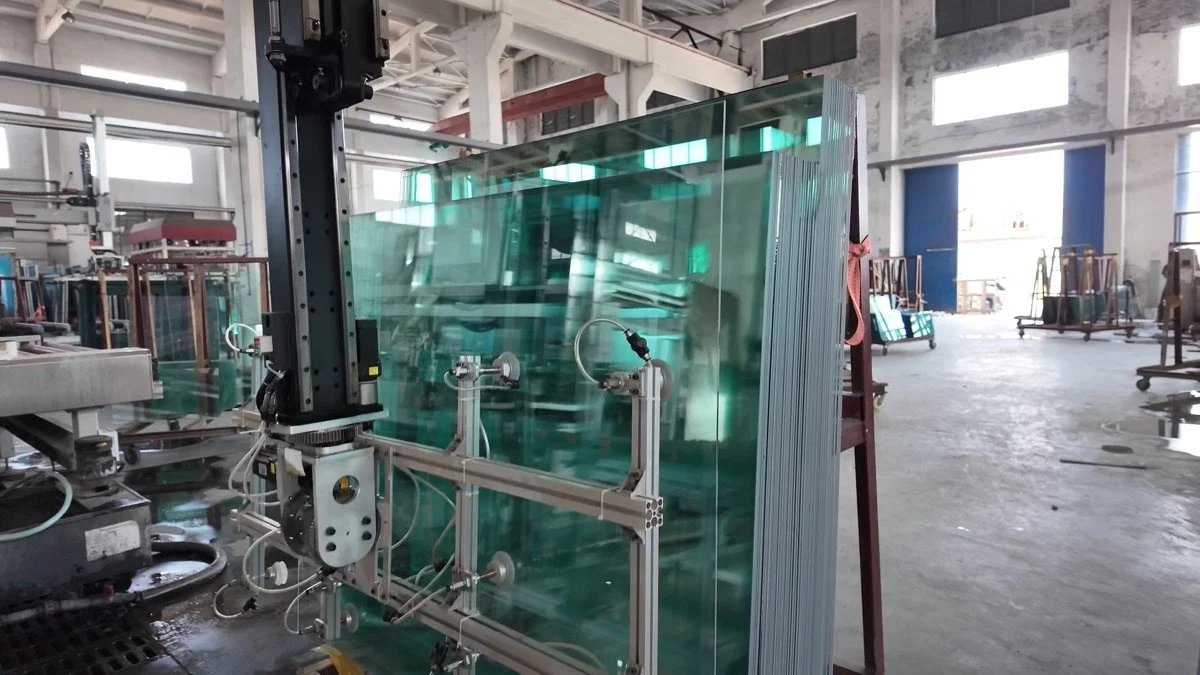 Glass-sheet handling equipment in a partner-factory production environment