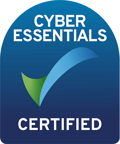 Cyber Essentials security certification badge for KIZAN cyber security services demonstrating UK compliance standards
