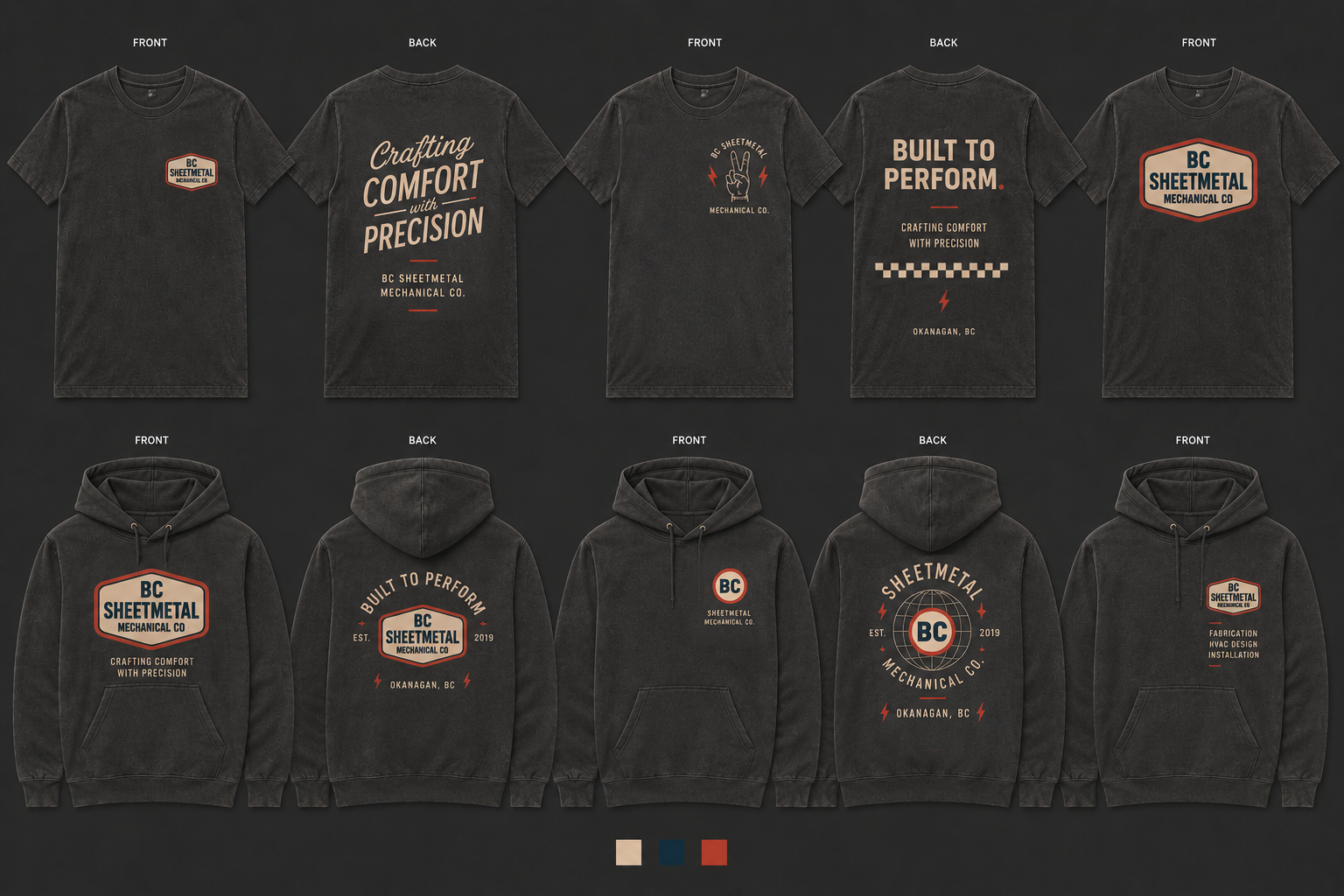 Grey Apparel Mockup
