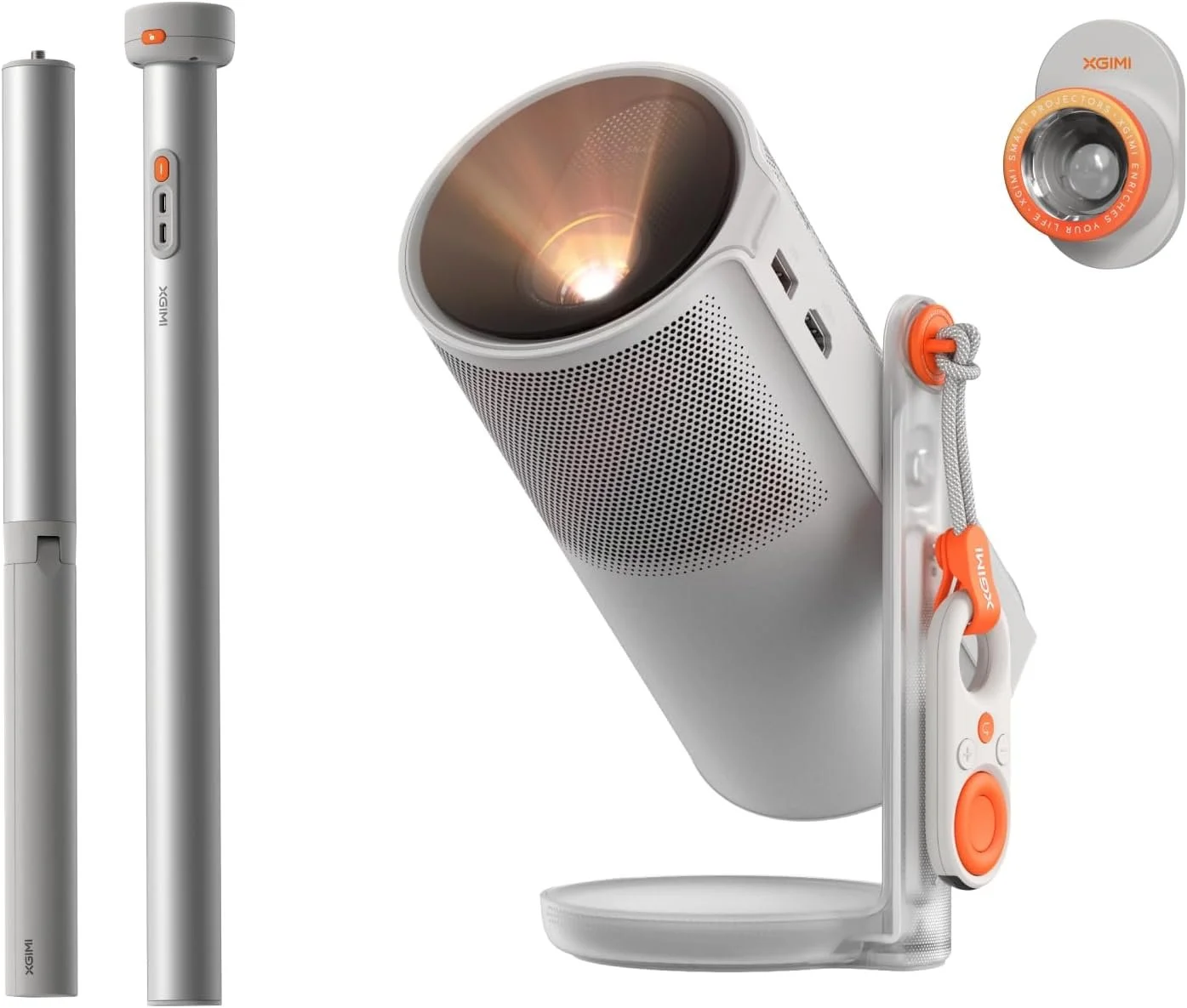 XGIMI MoGo 4 Portable Projector with PowerBase Stand