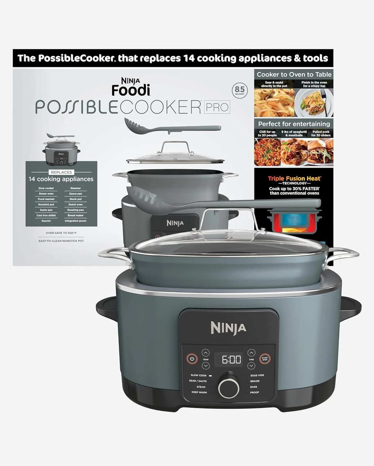 Ninja PossibleCooker PRO 14-in-1 8.5 Quart