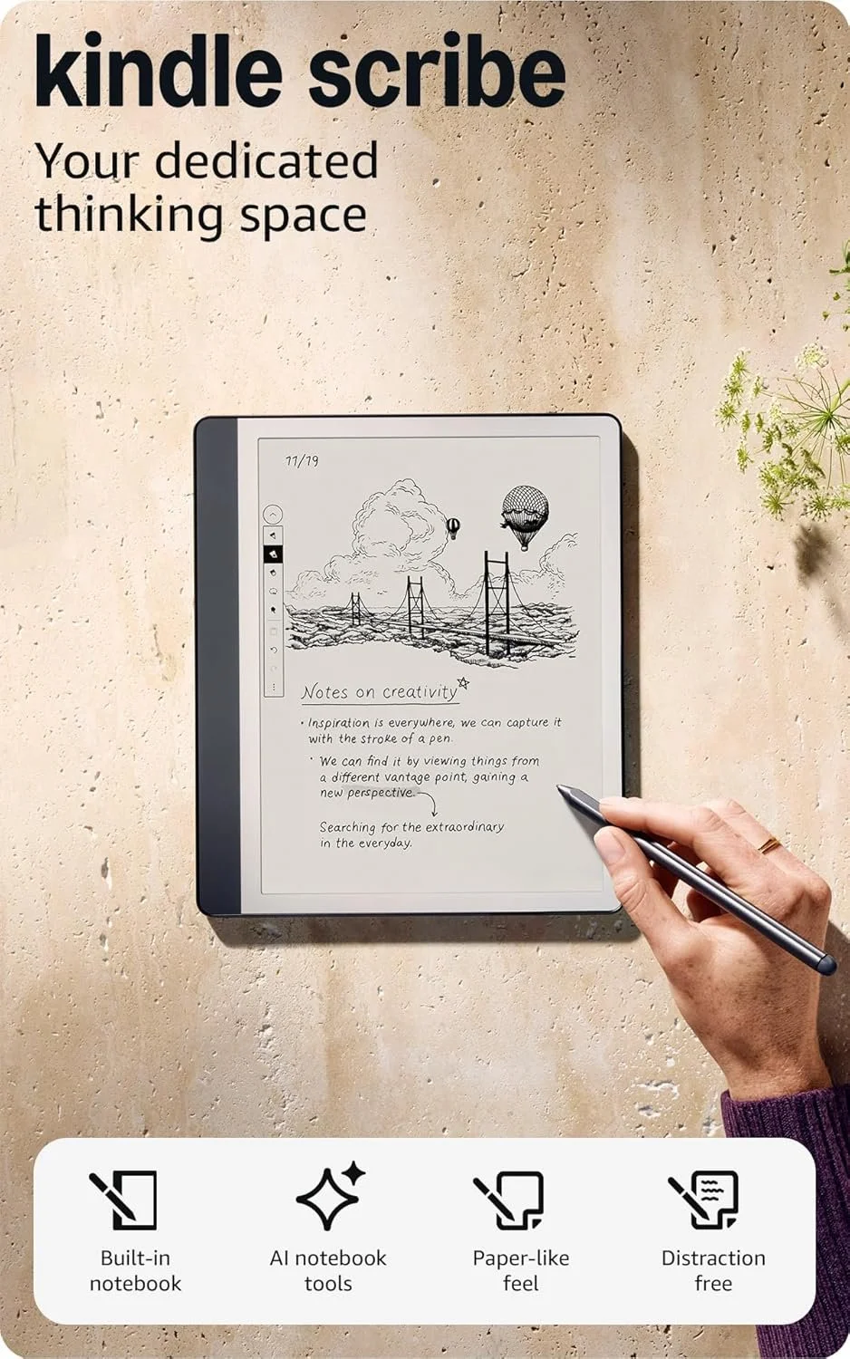 Amazon Kindle Scribe AI Notebook