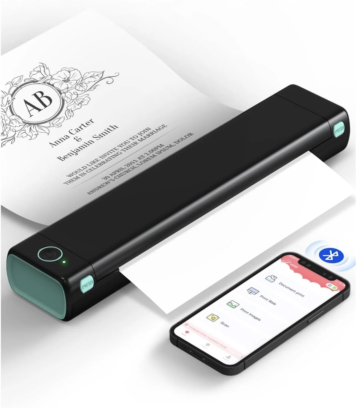 Phomemo M08F Portable Inkless Thermal Printer