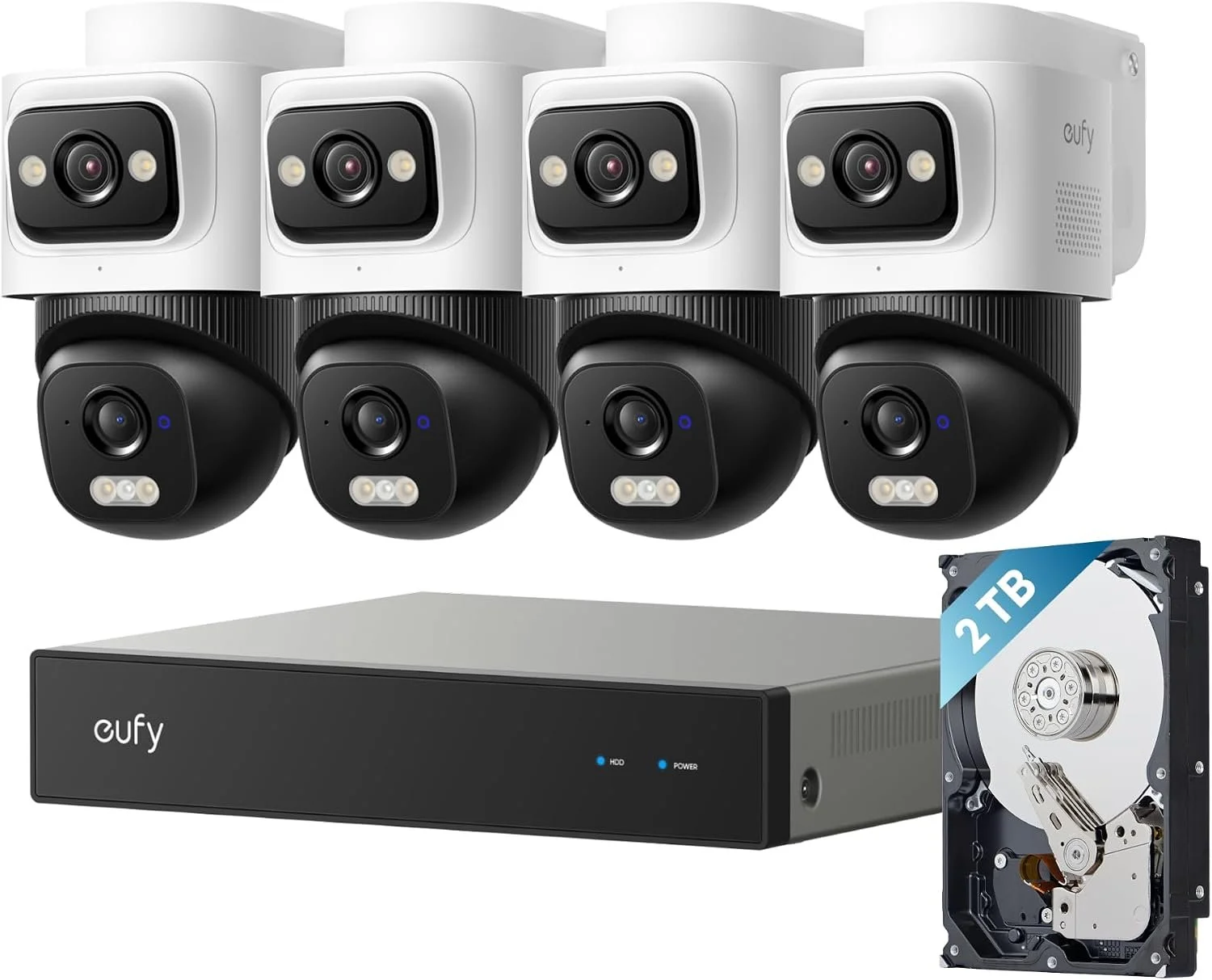 eufy Security NVR System E50 four-camera kit