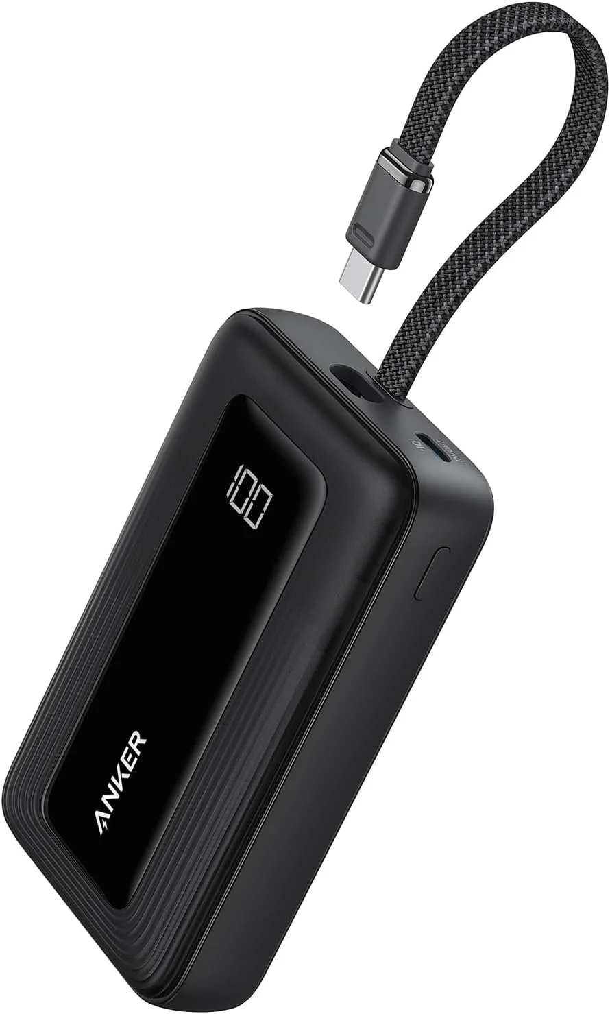 Anker Nano 10000mAh 30W Power Bank with Built-in USB-C Cable
