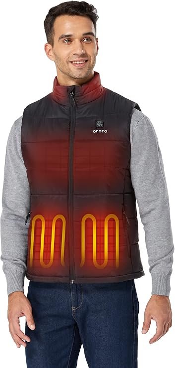 ORORO 4-Zone Lightweight Heated Vest