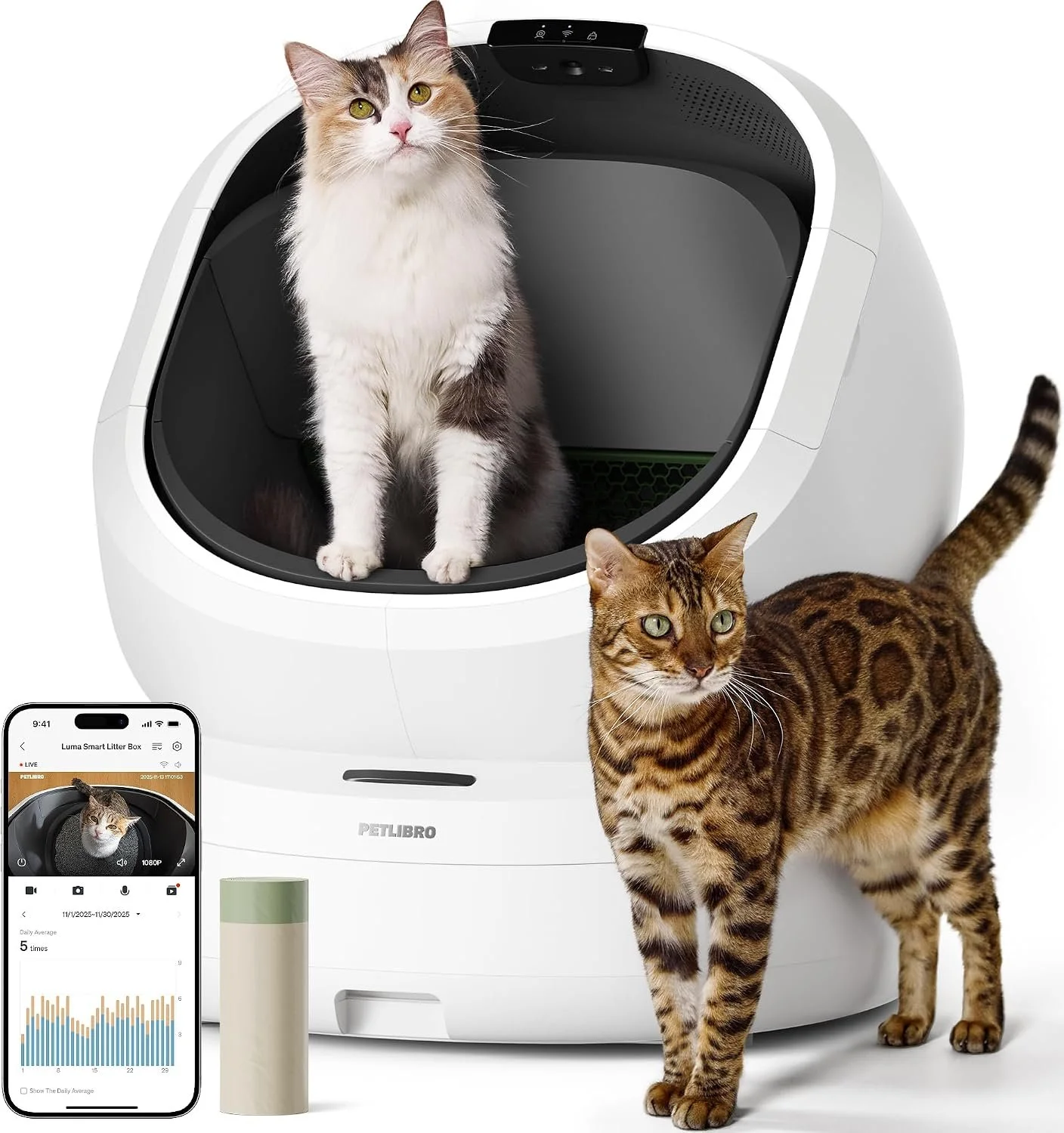 PETLIBRO Luma AI self-cleaning litter box