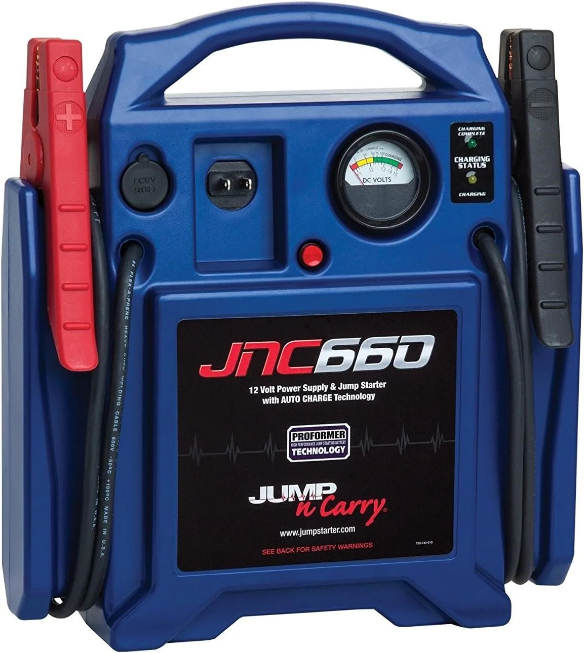 Clore Automotive Jump-N-Carry JNC660 Professional Jump Starter