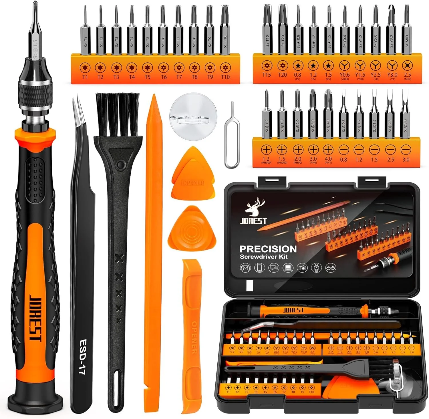 JOREST 40-Piece Precision Screwdriver Set