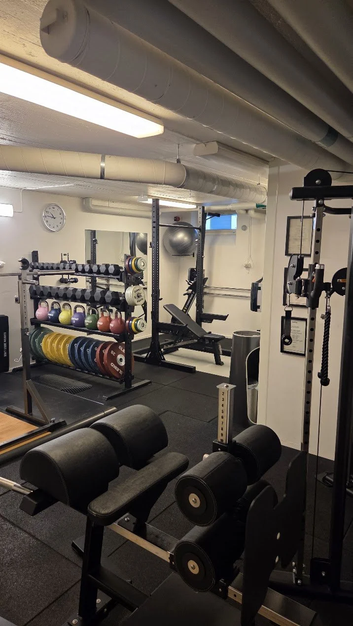 Privat gym för egenträning på Gärdet