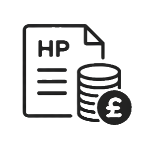 Hire purchase comparison icon