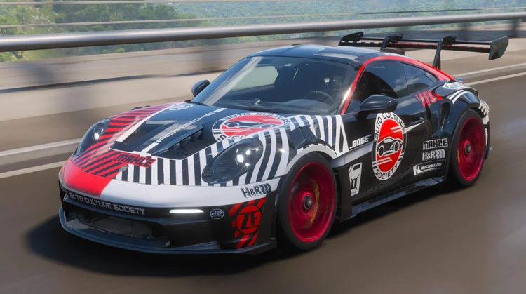 Porsche 911 GT3 RS in Auto Culture Society livery